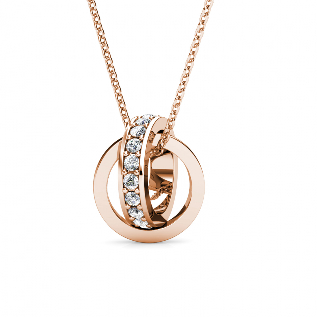 Pendentif sur chaine 'Circle Hoop' pour Femmes