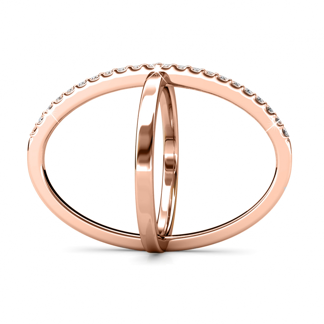 Bague 'X Duo' pour Femmes