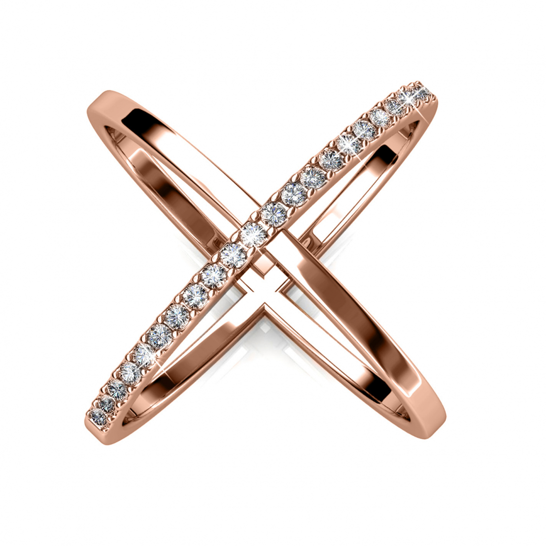 Bague 'X Duo' pour Femmes