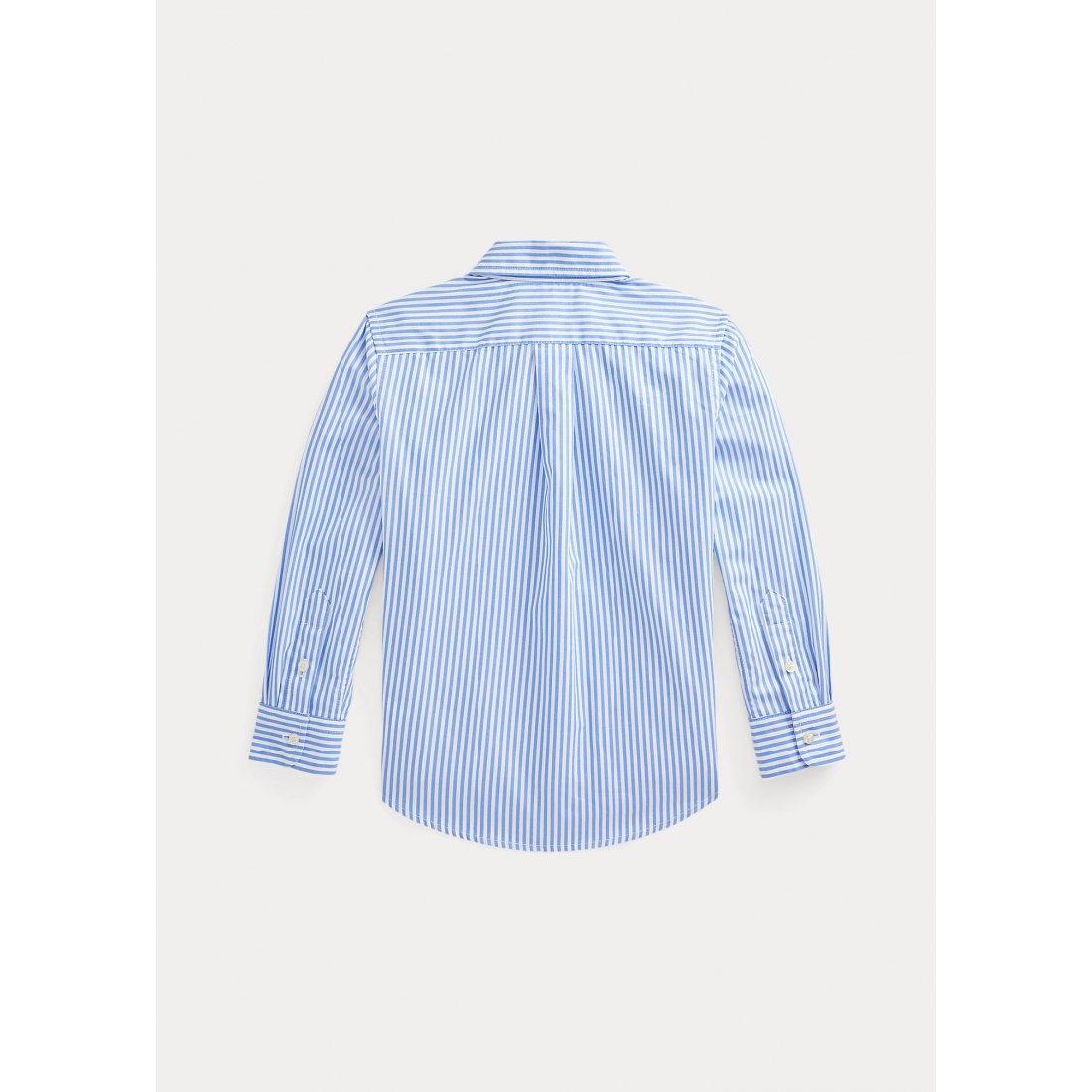 'Striped Cotton Poplin Shirt' pour Garçons