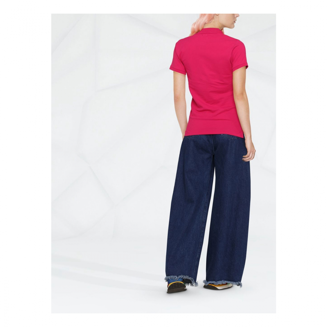 Polo 'Pony Logo Embroidered' pour Femmes