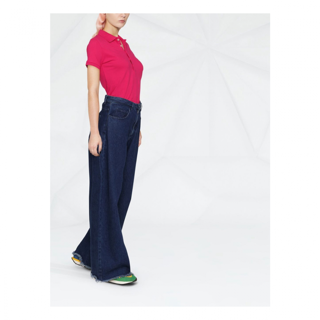 Polo 'Pony Logo Embroidered' pour Femmes