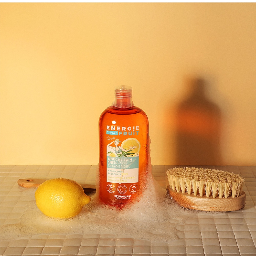 'Yuzu Lemon & Bio Hemp Oil' Shower Gel - 500 ml