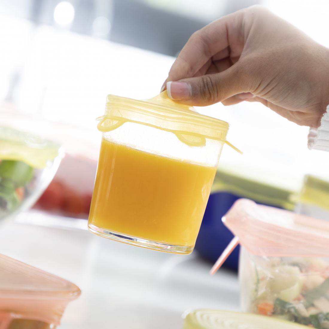 Jeu De 10 Couvercles De Cuisine Réutilisables Et Réglables Lilyd - 10 Pièces