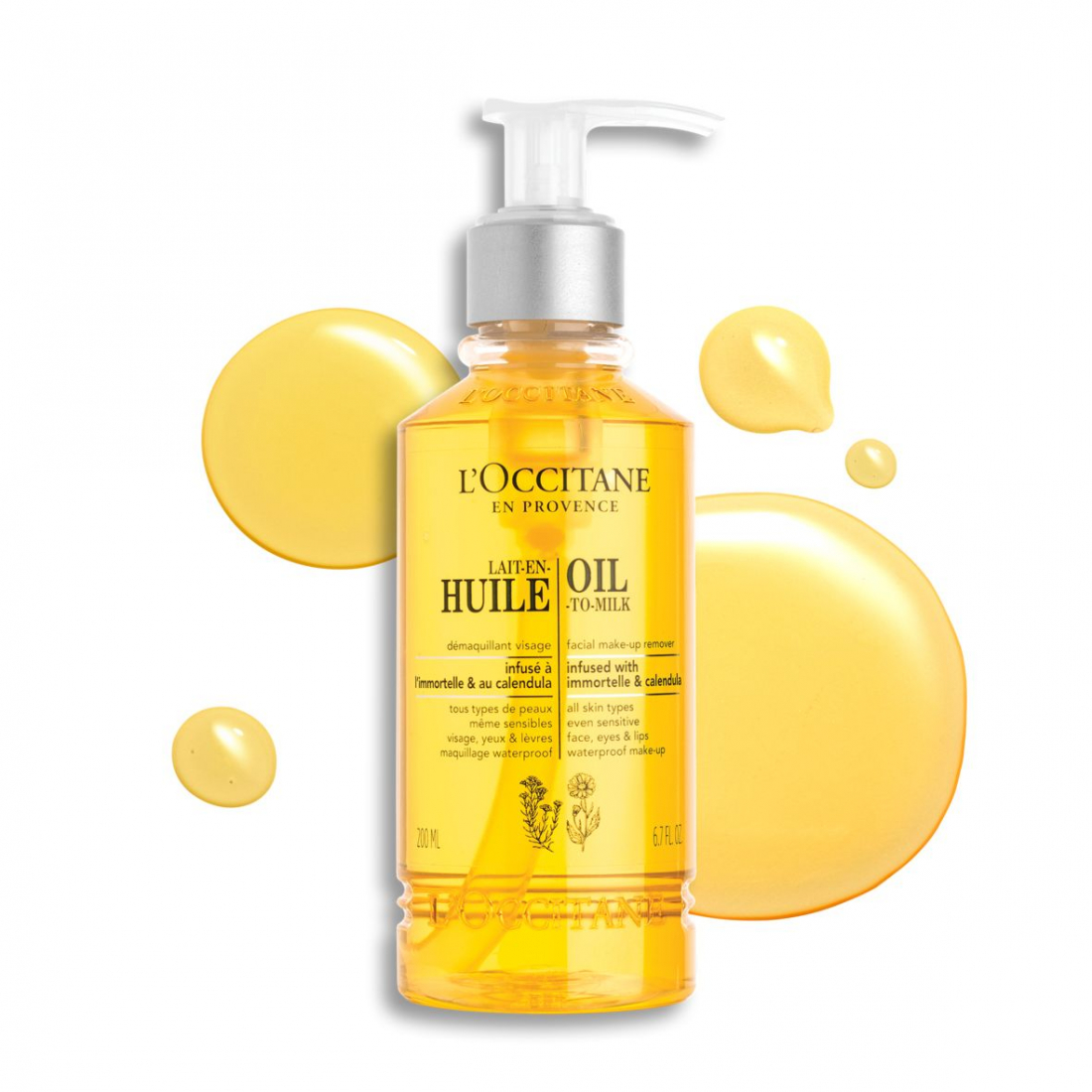 'Lait en Huile Infusion' Face & Eye Makeup Remover - 200 ml