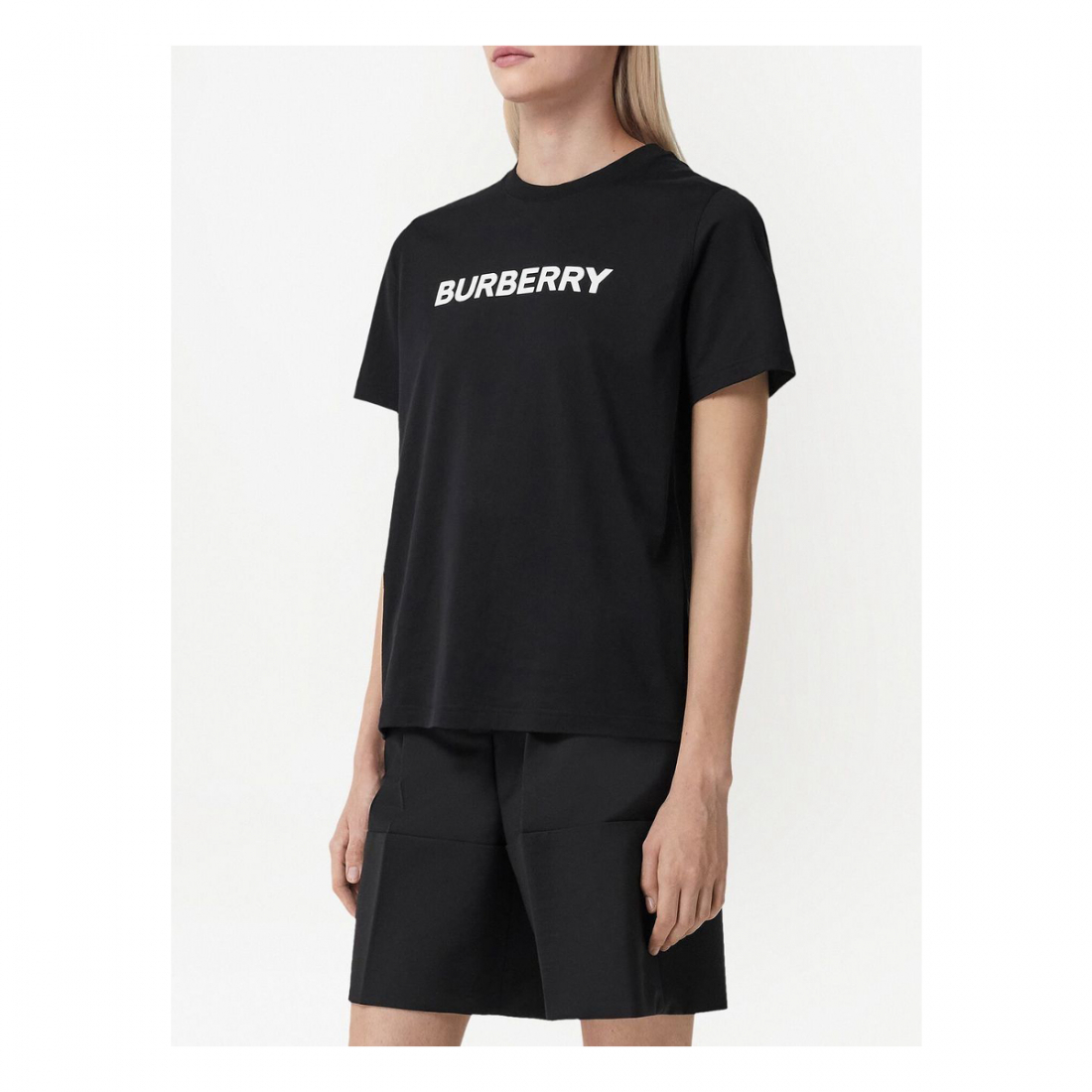 'Logo' T-Shirt für Damen