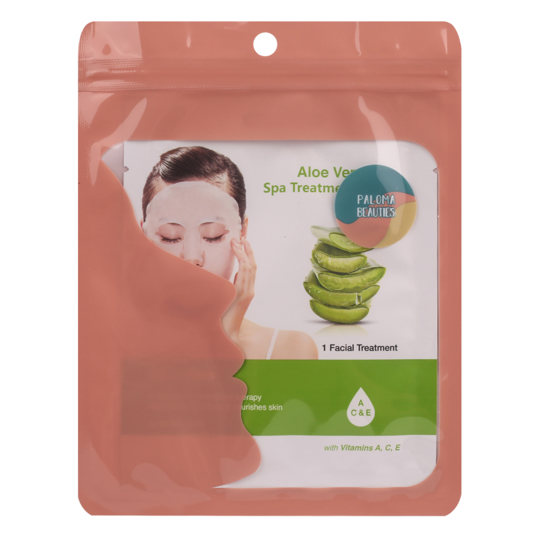 Masque visage 'Aloe Vera'