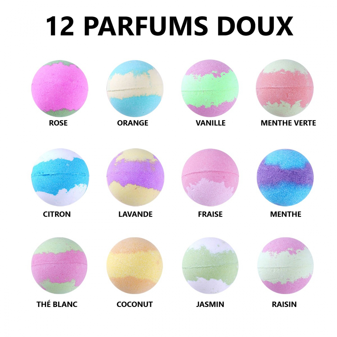 Bath Bomb - 12 Pieces