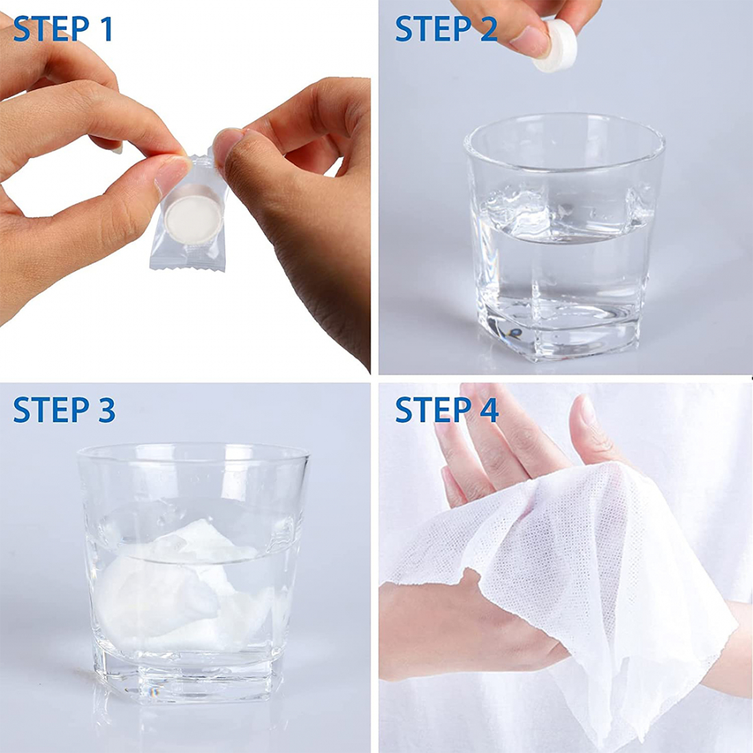 Lingettes nettoyantes 'Effervescent' - 100 Lingettes