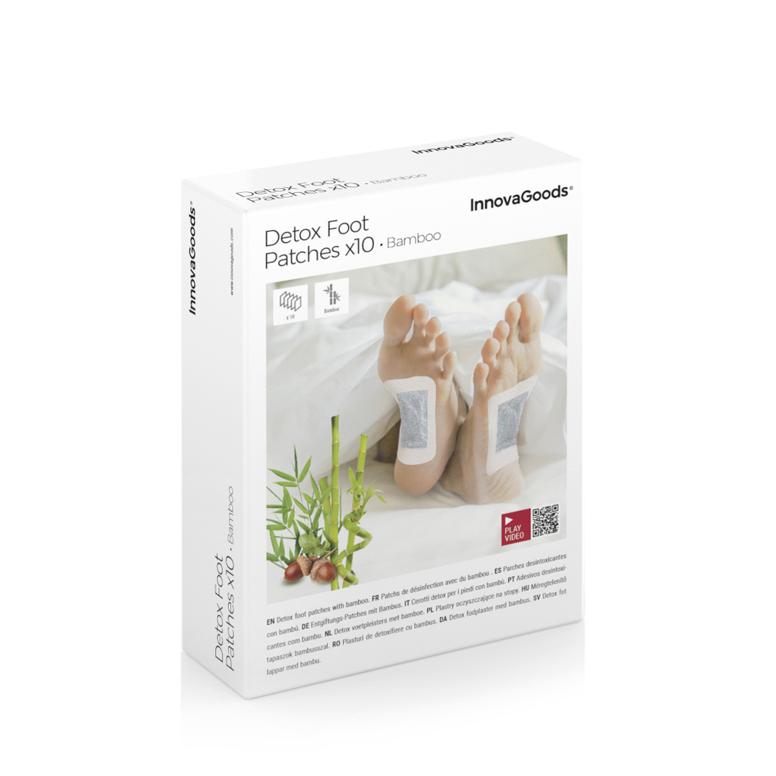 Bamboo Detox Foot Patches - 10 Pieces
