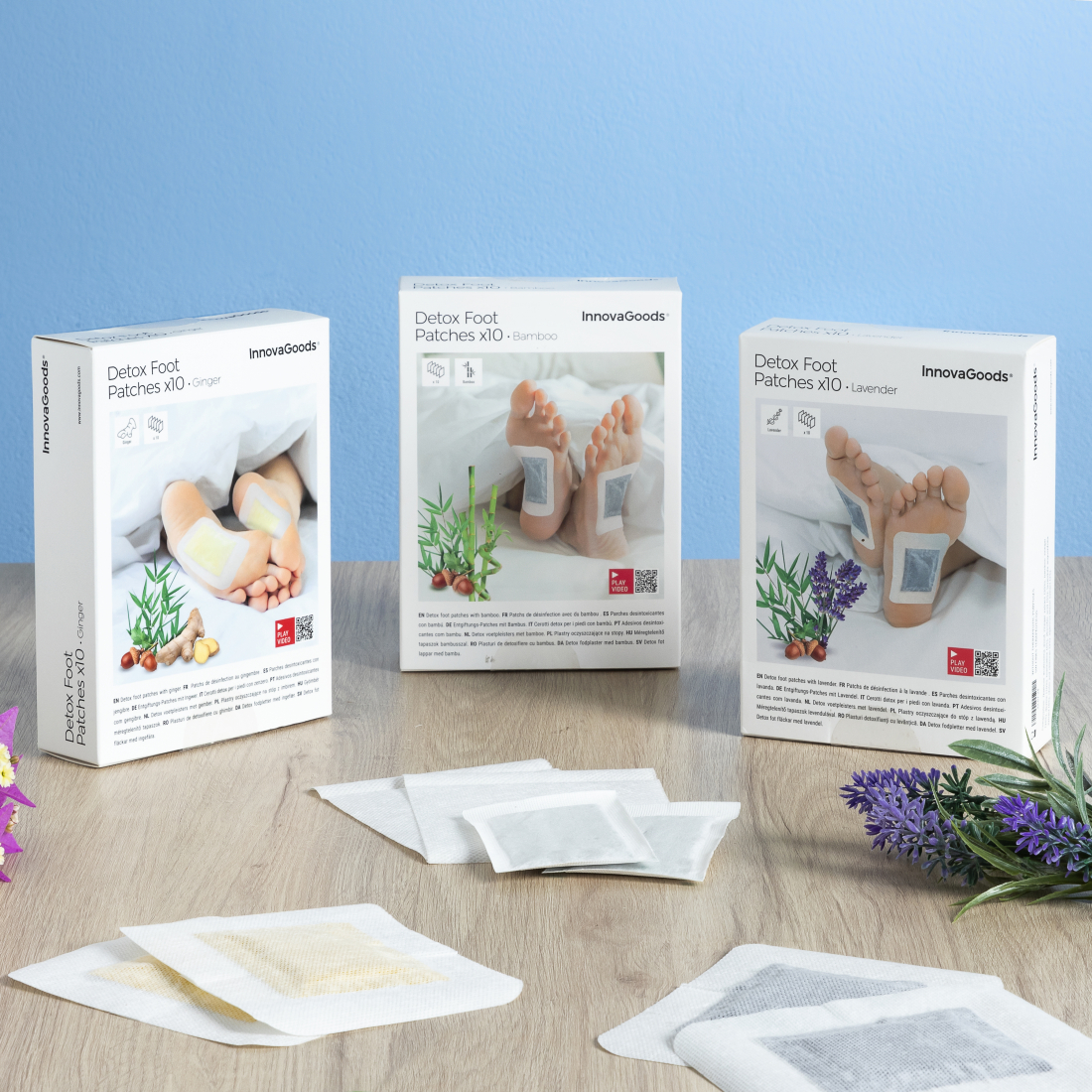 Bamboo Detox Foot Patches - 10 Pieces