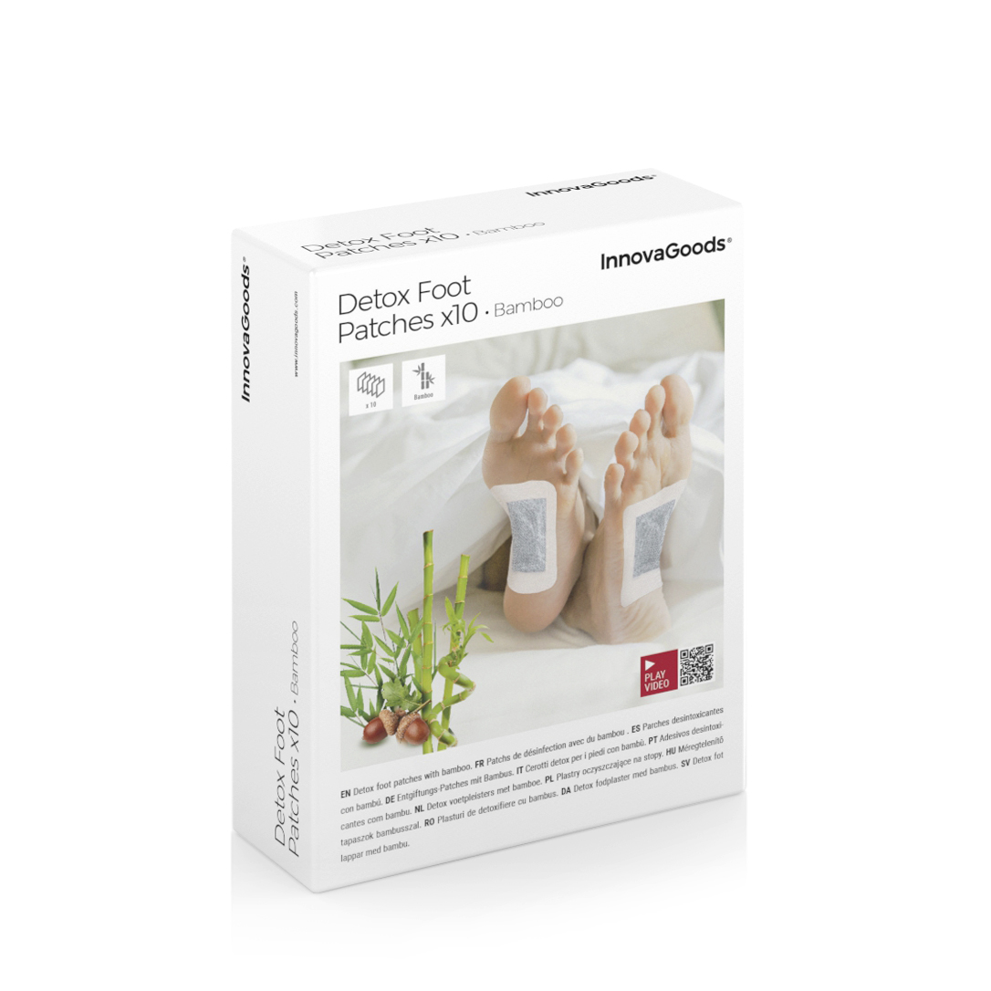 Bamboo Detox Foot Patches - 10 Pieces