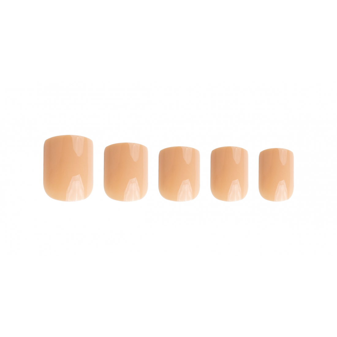 Faux Ongles 'Square' - Honey Nude 24 Pièces