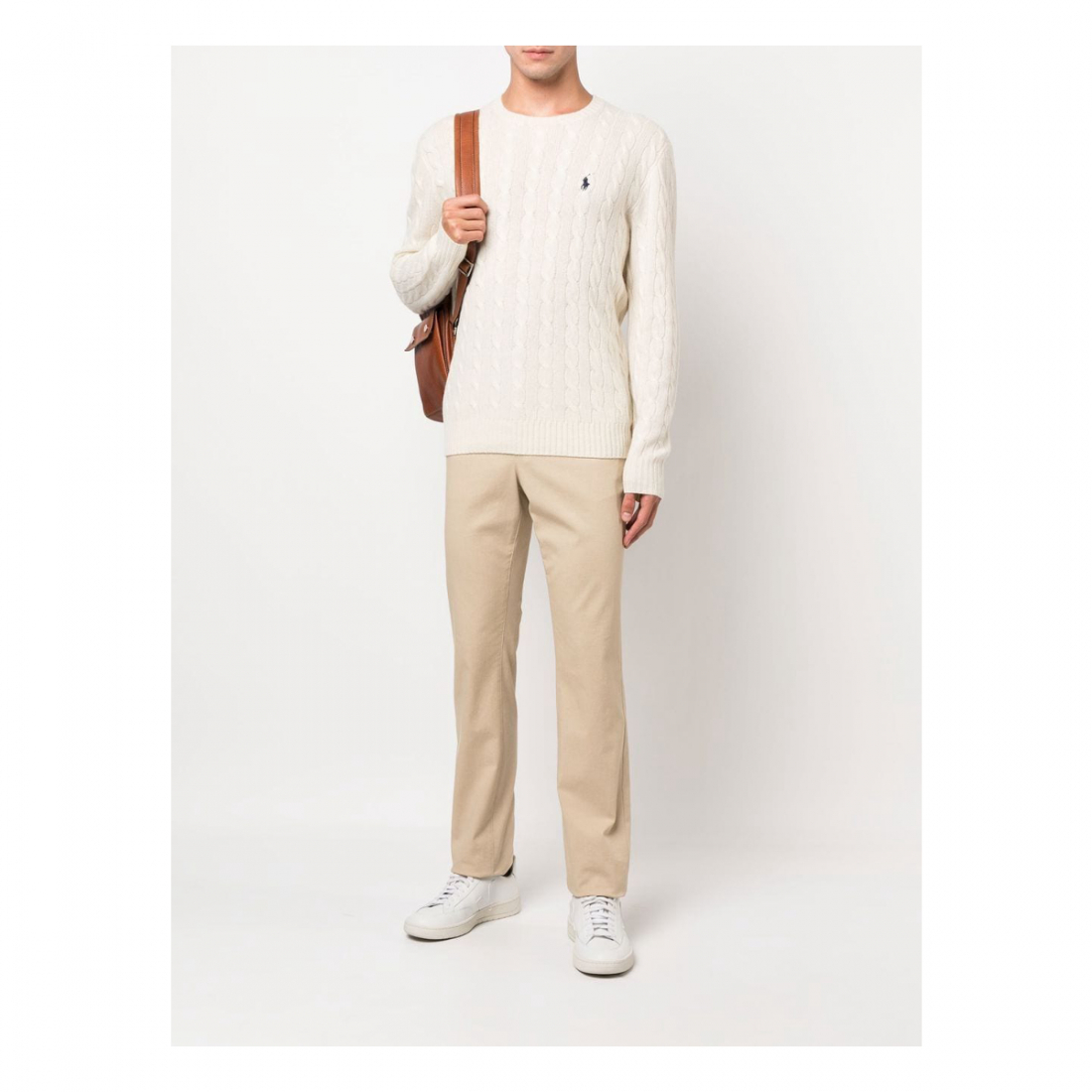 Men's 'Logo-Embroidered' Cashmere Sweater