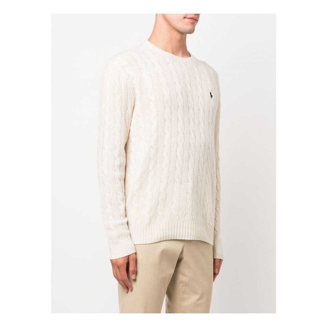 Men's 'Logo-Embroidered' Cashmere Sweater