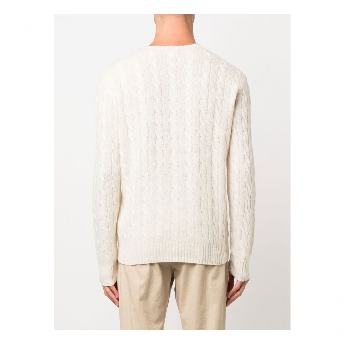 Men's 'Logo-Embroidered' Cashmere Sweater