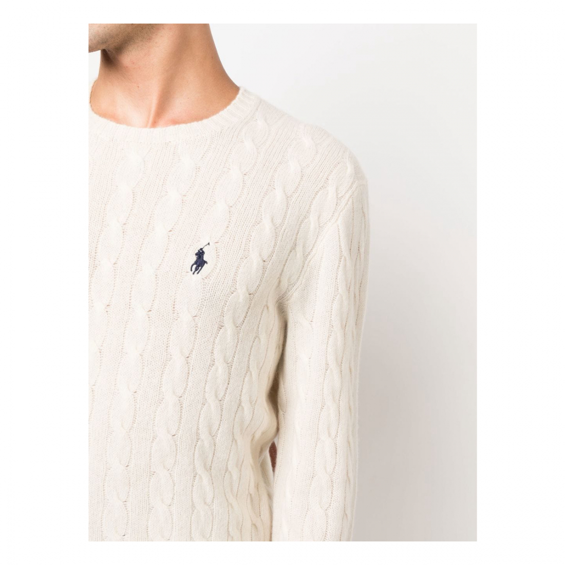 Men's 'Logo-Embroidered' Cashmere Sweater