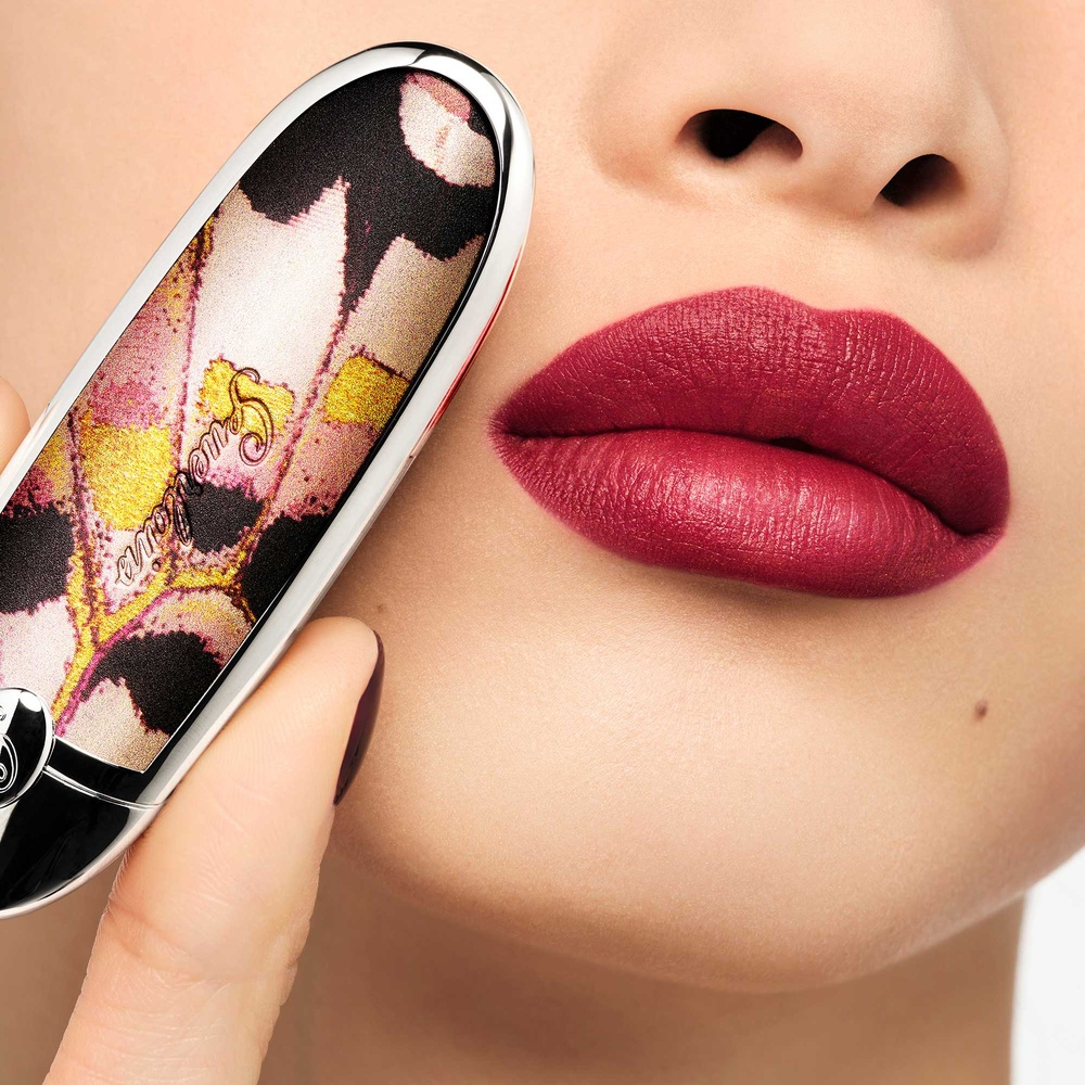 Etui rouge à lèvres + Miroir 'Rouge G' - Nymph Rose