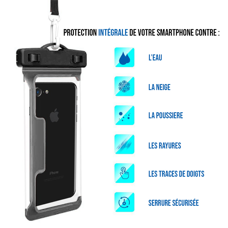 Waterproof borderless covers - Black