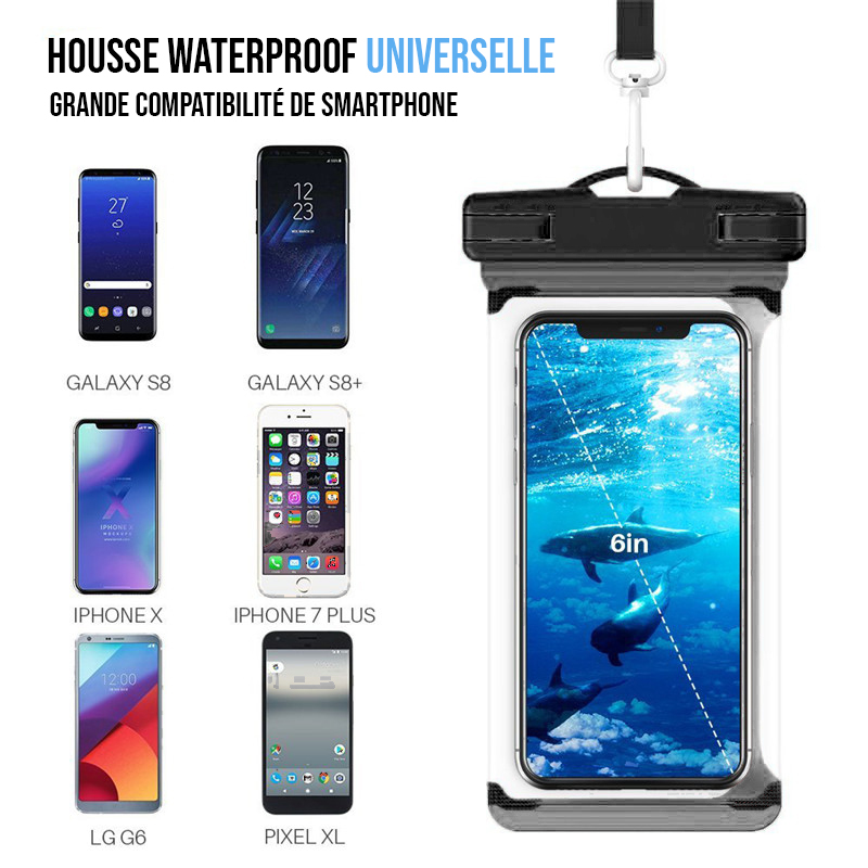 Waterproof borderless covers - Black