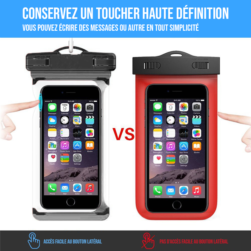 Waterproof borderless covers - Black