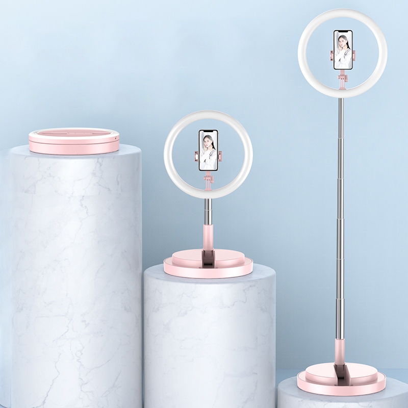 Retractable LED ring holder - Pink