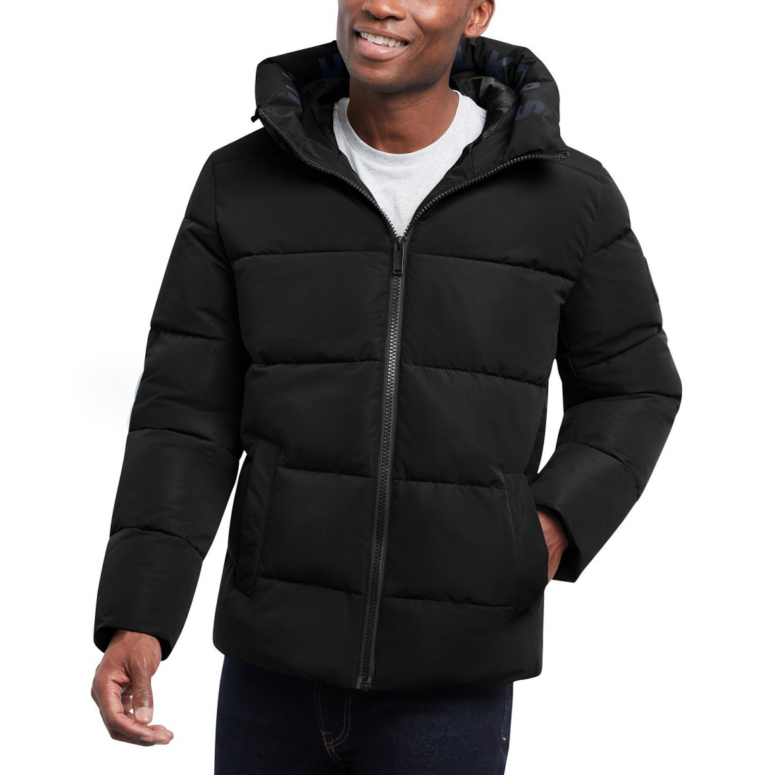 Veste matelassée 'Quilted Hooded' pour Hommes