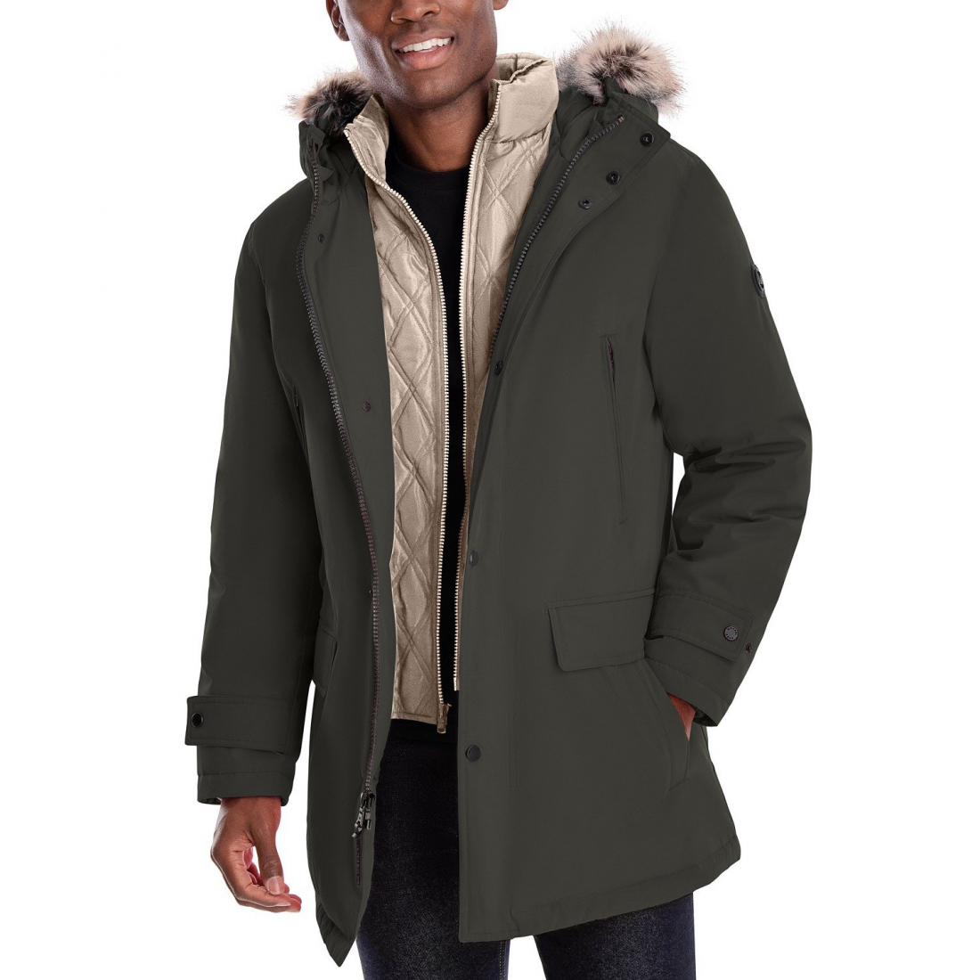 Parka 'Hooded Bib Snorkel' pour Hommes