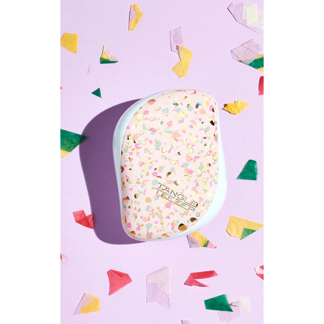 Brosse à cheveux 'Compact' - Terrazzo Print