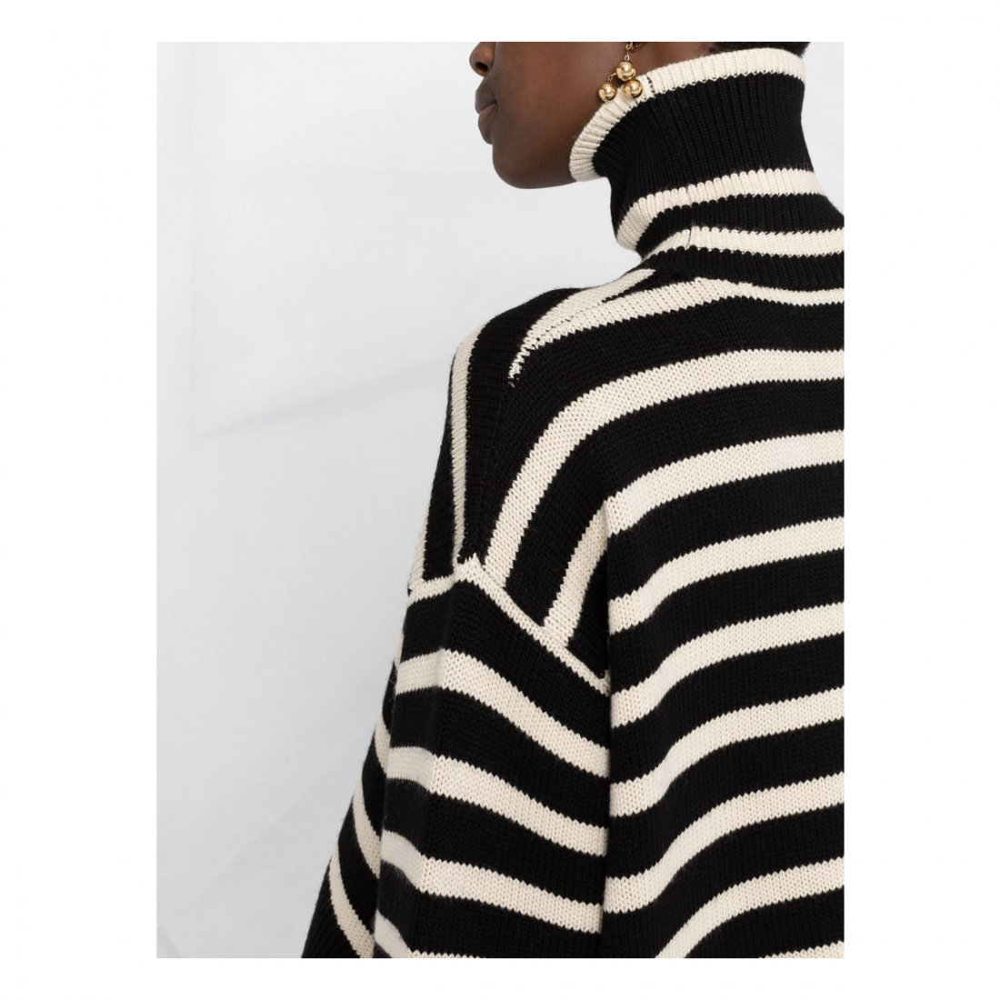 Pull à col roulé 'Signature Stripe' pour Femmes