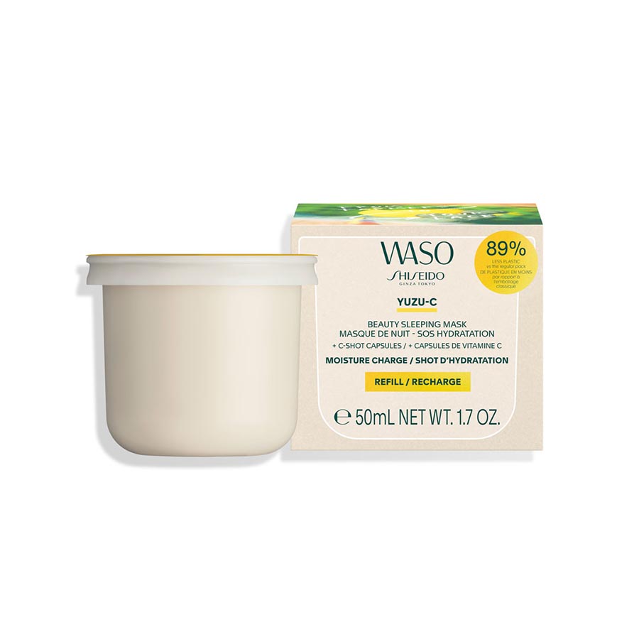 Masque de nuit 'Waso Yuzu-C Beauty Sleeping Refill' - 50 ml