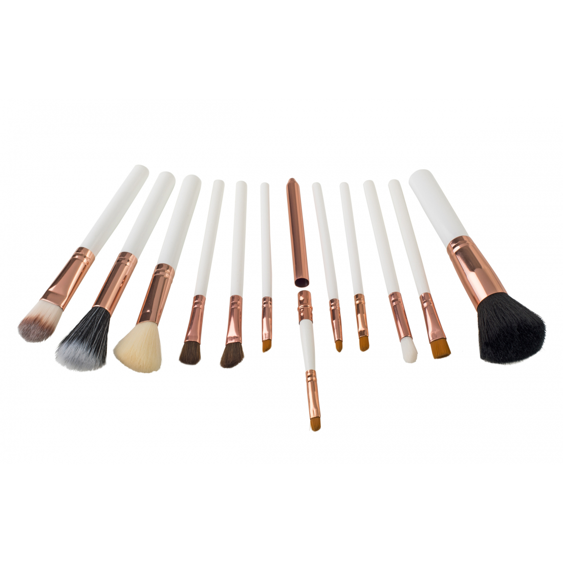 Set de pinceaux de maquillage  - 12 Pièces