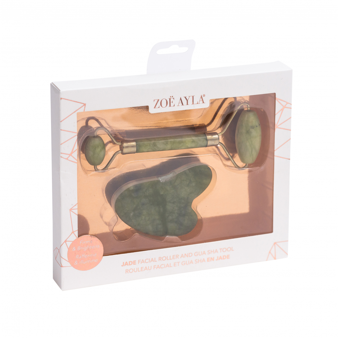 Set 'Gua Sha and Roller' - 2 Pièces
