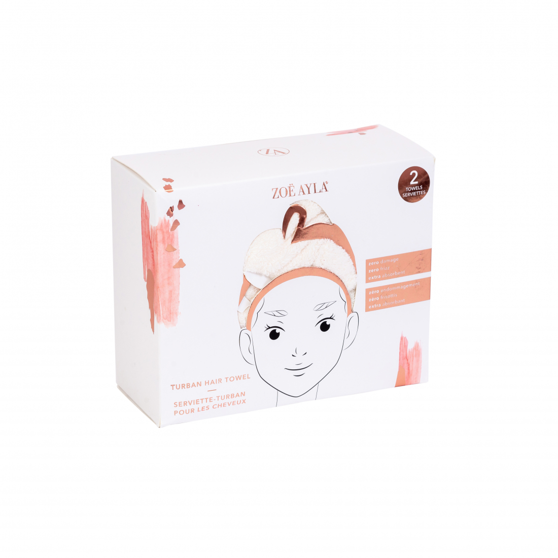 Serviette à cheveux  - 2 Pièces