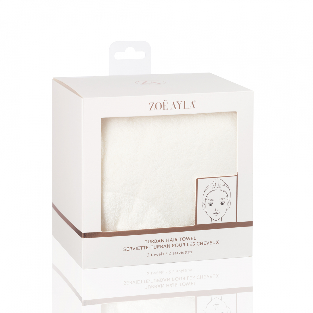 Serviette à cheveux  - 2 Pièces