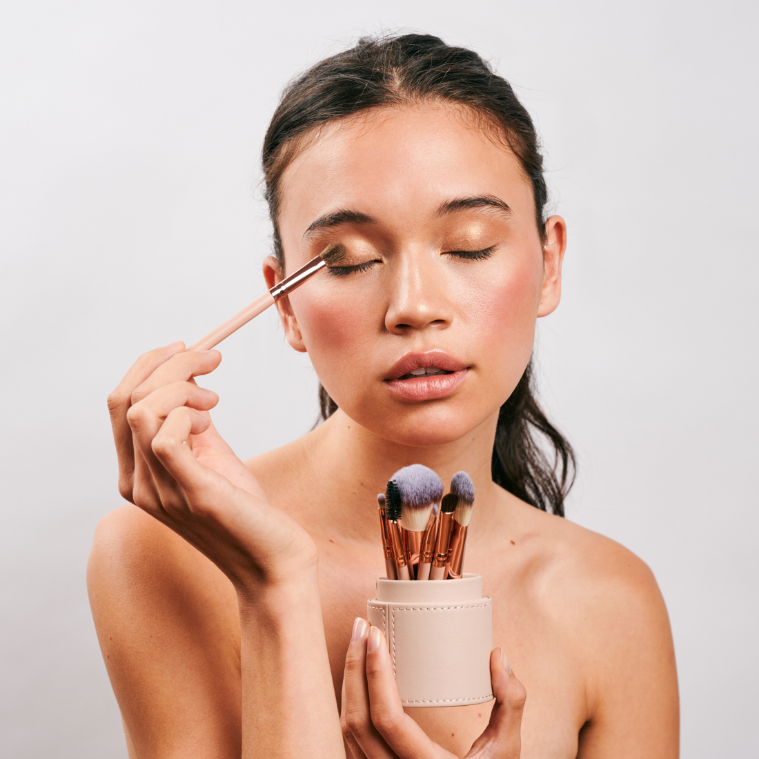 Set de pinceaux de maquillage  - 7 Pièces