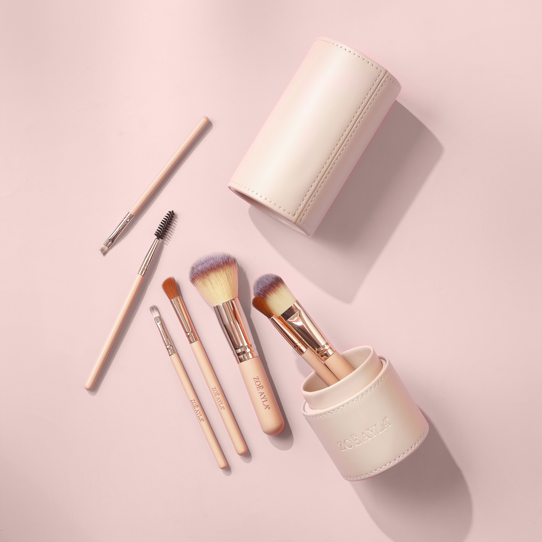 Set de pinceaux de maquillage  - 7 Pièces