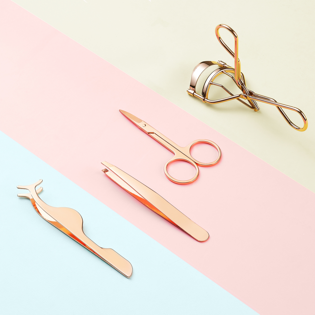 Set cils et sourcils 'Essential' - Rose Gold 4 Pièces