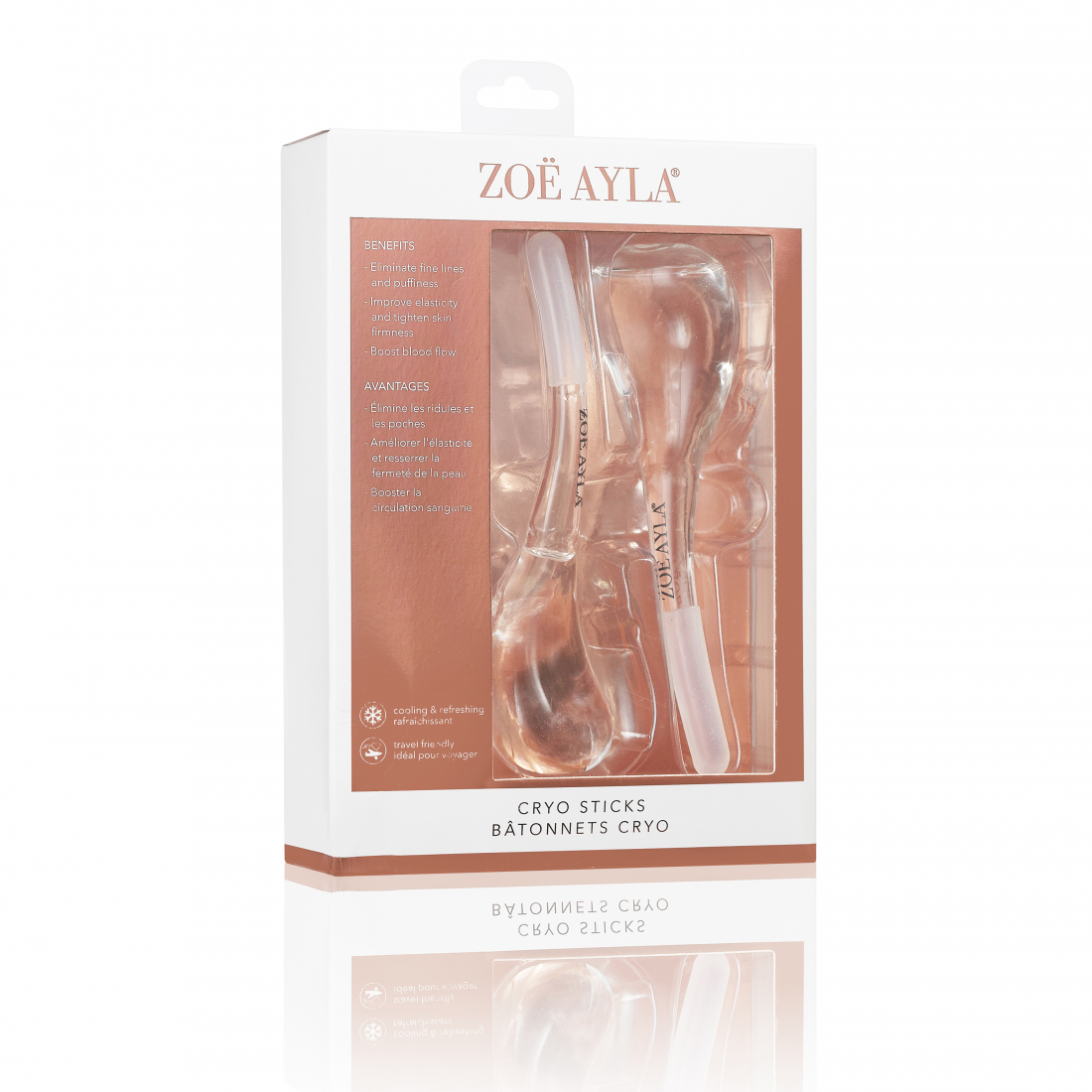 Masseur visage 'Cryo' - 2 Pièces