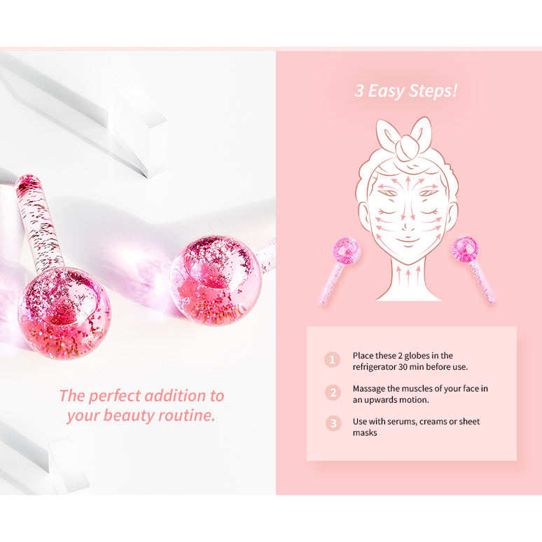 Globes de glace  - 2 Pièces