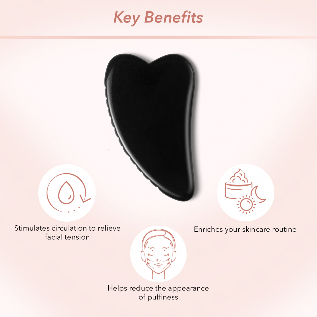 Gua Sha 'Obsidian with Teeth'