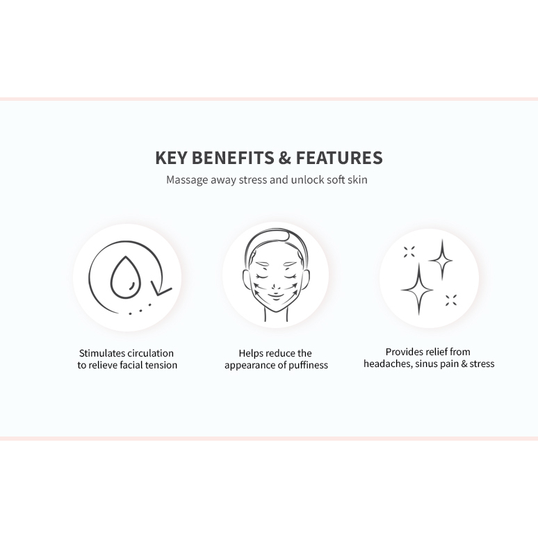 Masseur visage 'Cryo' - 2 Pièces