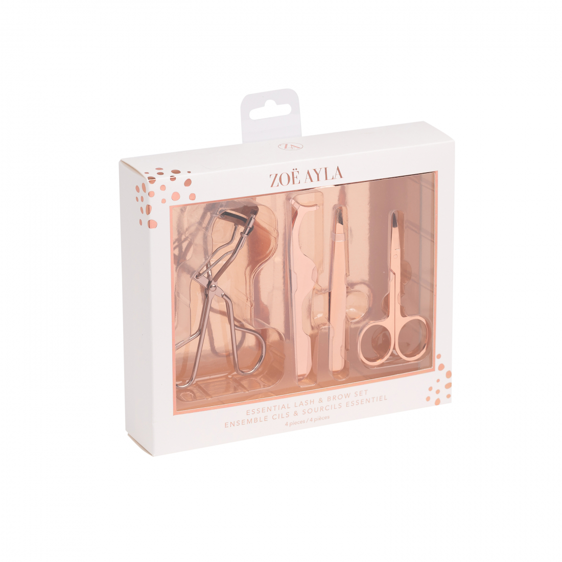 Set cils et sourcils 'Essential' - Rose Gold 4 Pièces