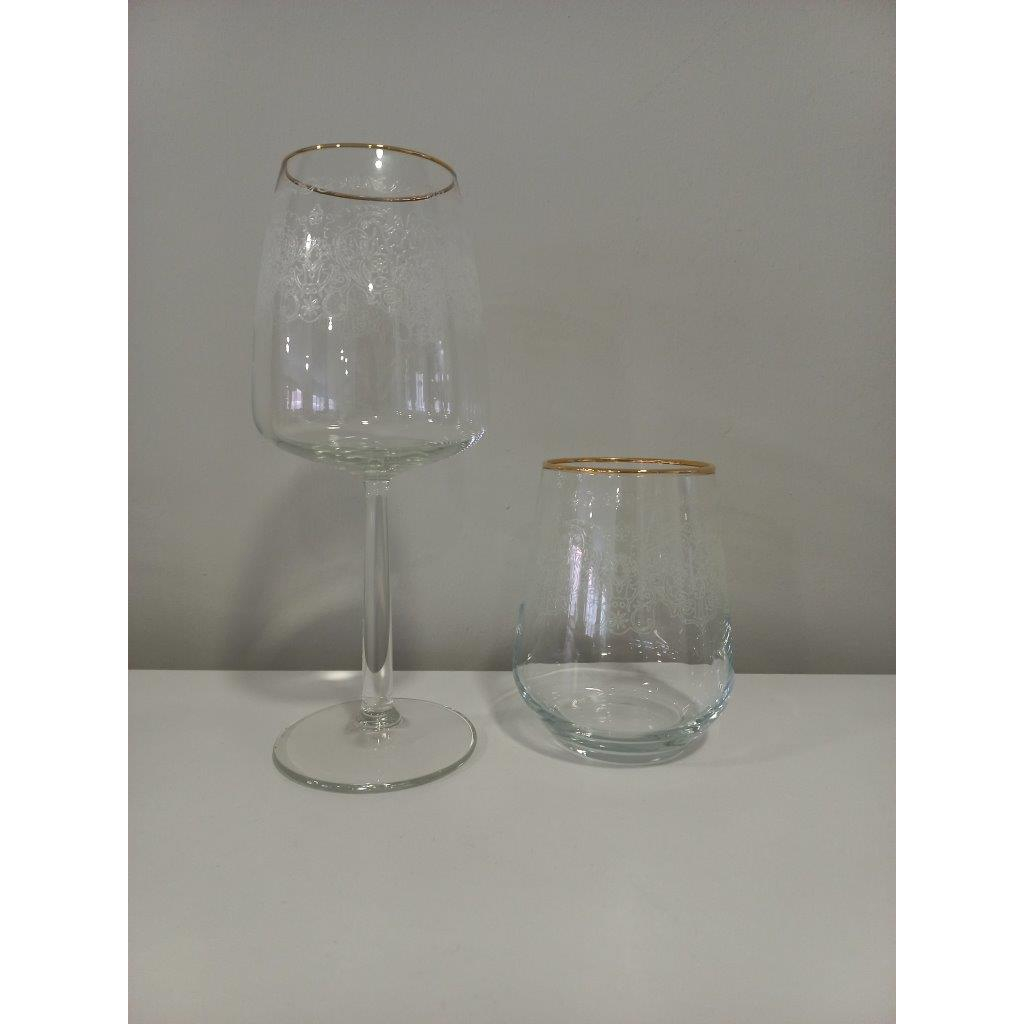 Arabesken-Wassergläser – 6er-Set