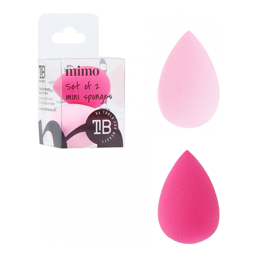 Set d'éponge de maquillage 'Mini Water Drop' - 2 Pièces