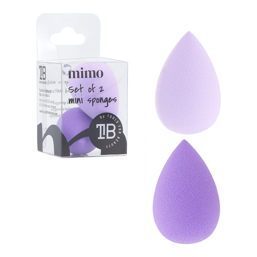Set d'éponge de maquillage 'Mini Water Drop' - 2 Pièces