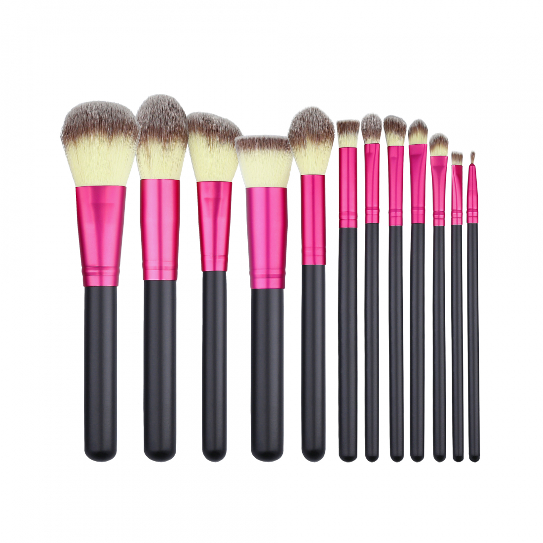 Set de pinceaux de maquillage - 12 Pièces