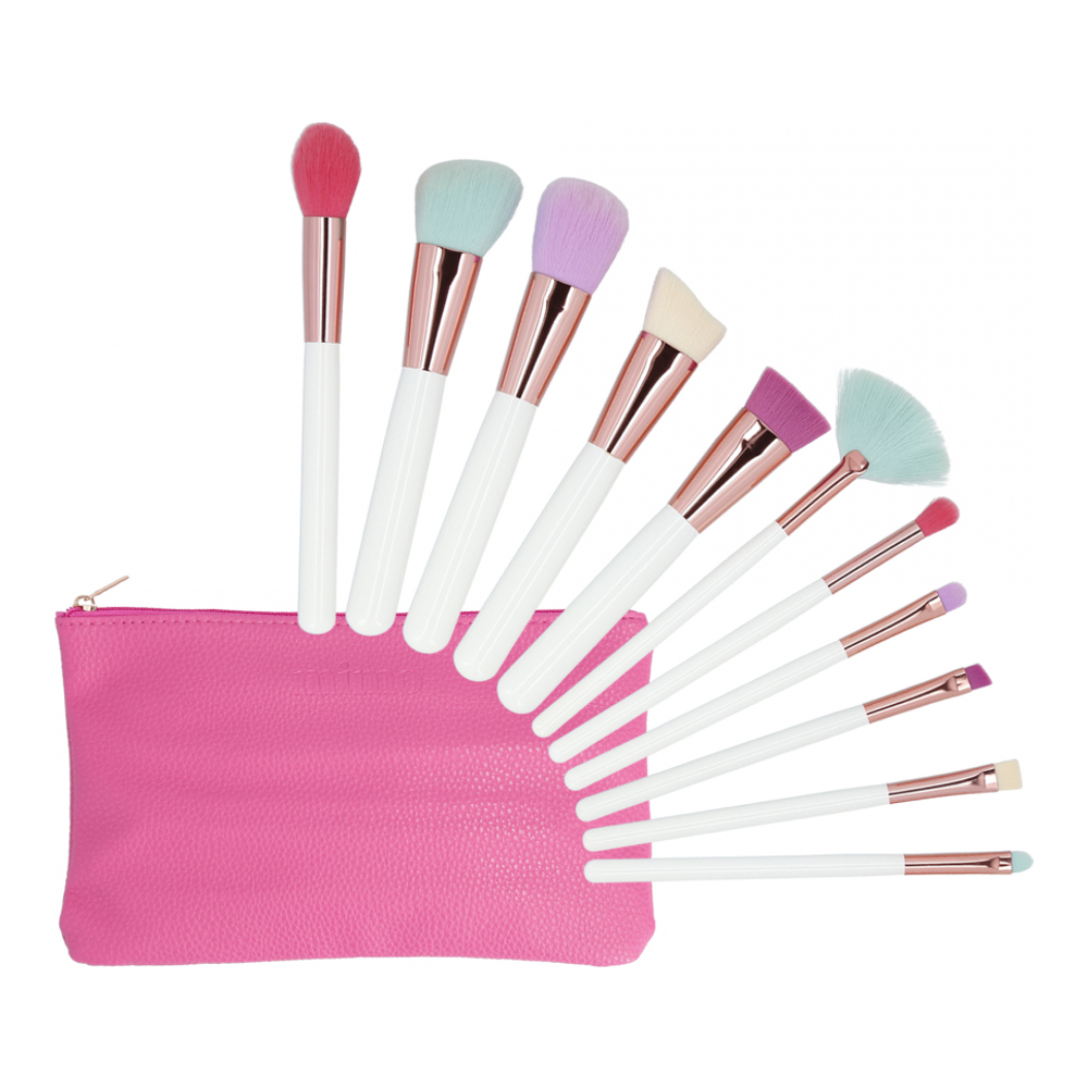 Set de pinceaux de maquillage - 11 Pièces