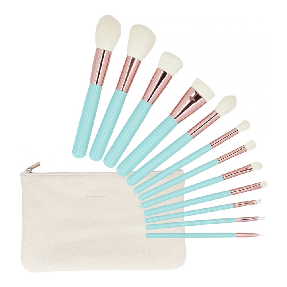 Set de pinceaux de maquillage - 12 Pièces