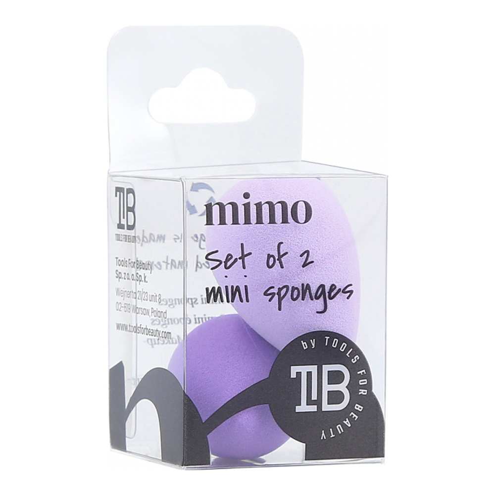 Set d'éponge de maquillage 'Mini Water Drop' - 2 Pièces